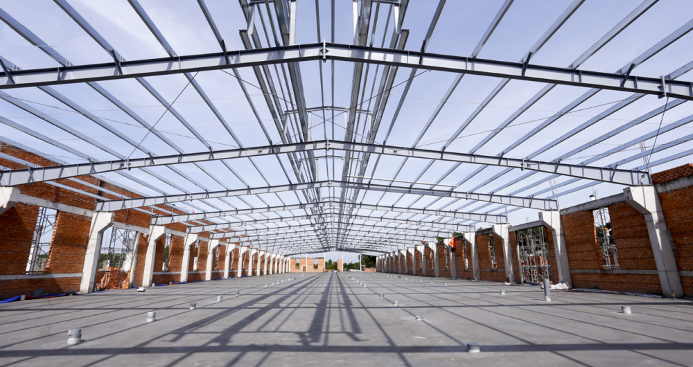 orange architecture building